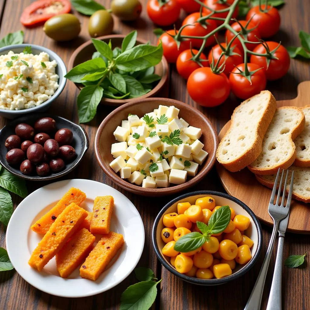 Vibrant Vegetarian Antipasti Platter