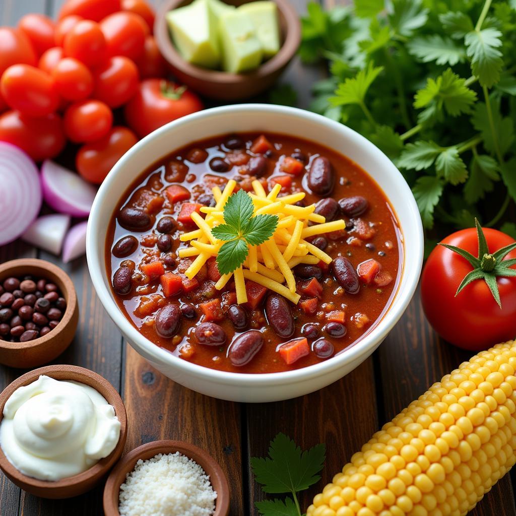 Vegetarian Chili Mix Customization Options