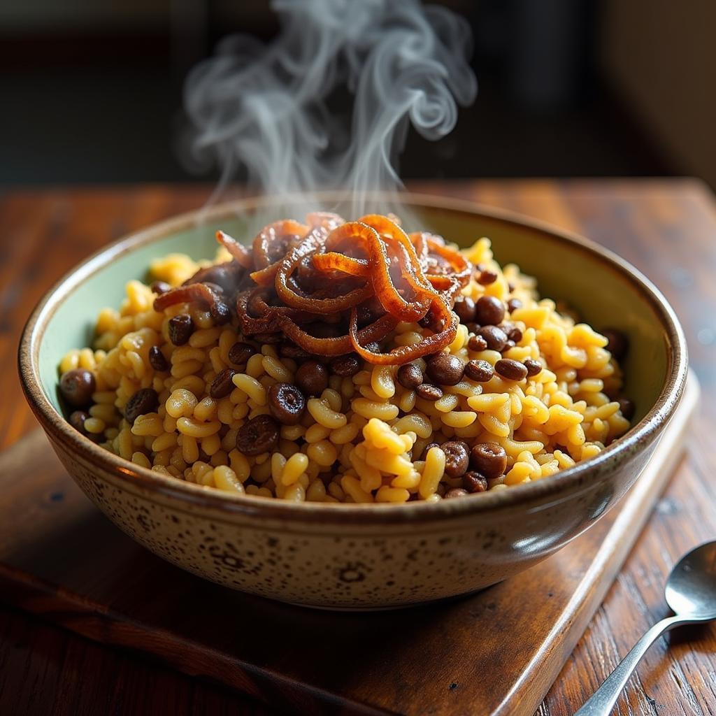 Hearty Lentil and Rice Dish