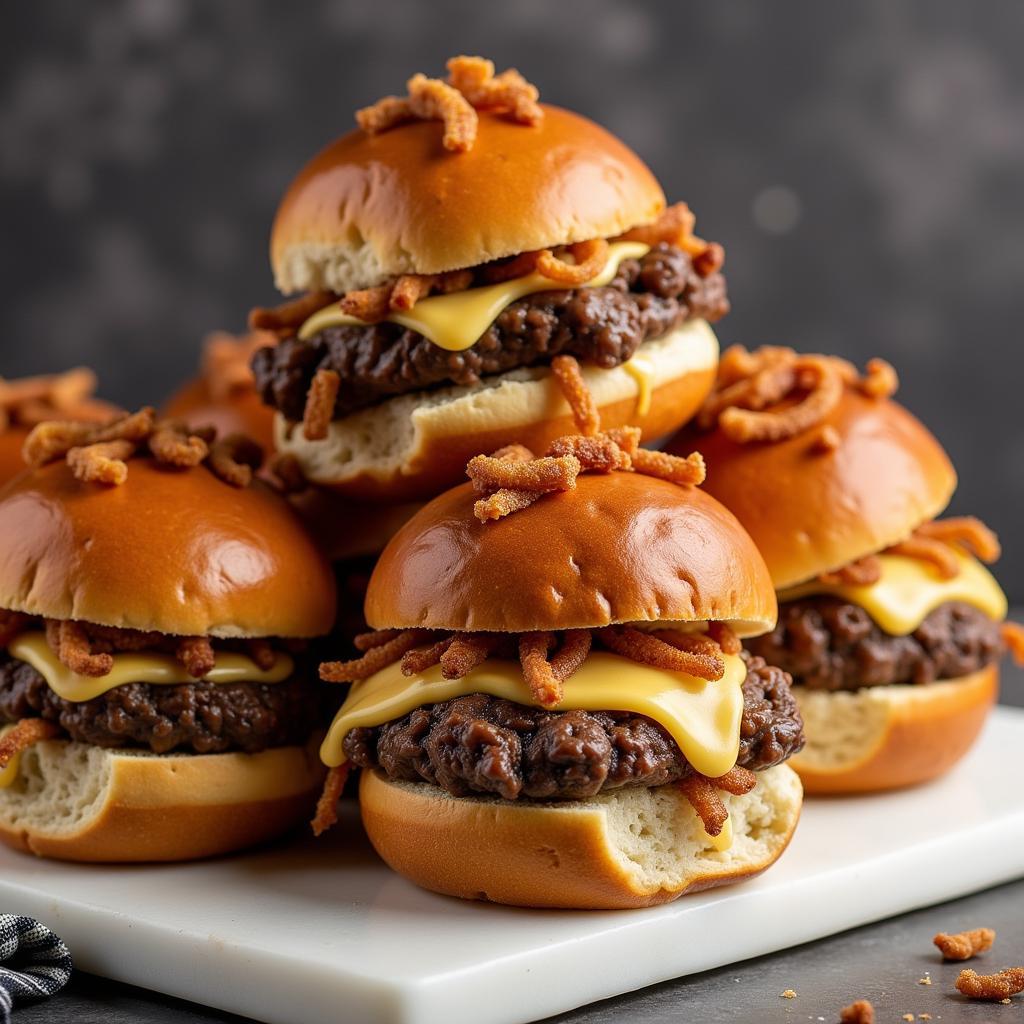 Platter of Venison Sliders