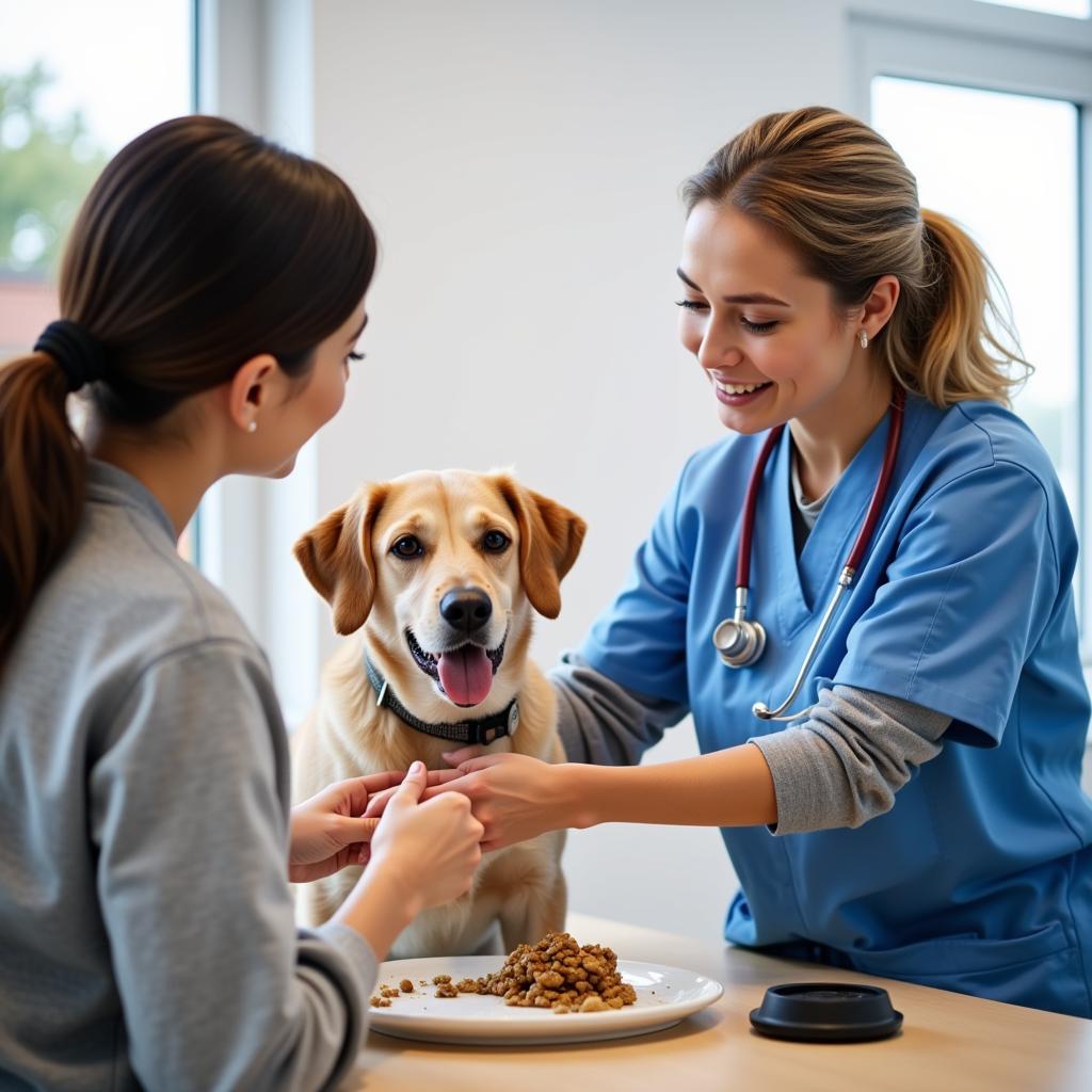 Veterinary Consultation for Dog Food