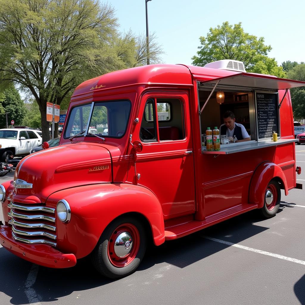 Classic Design Vintage Food Truck