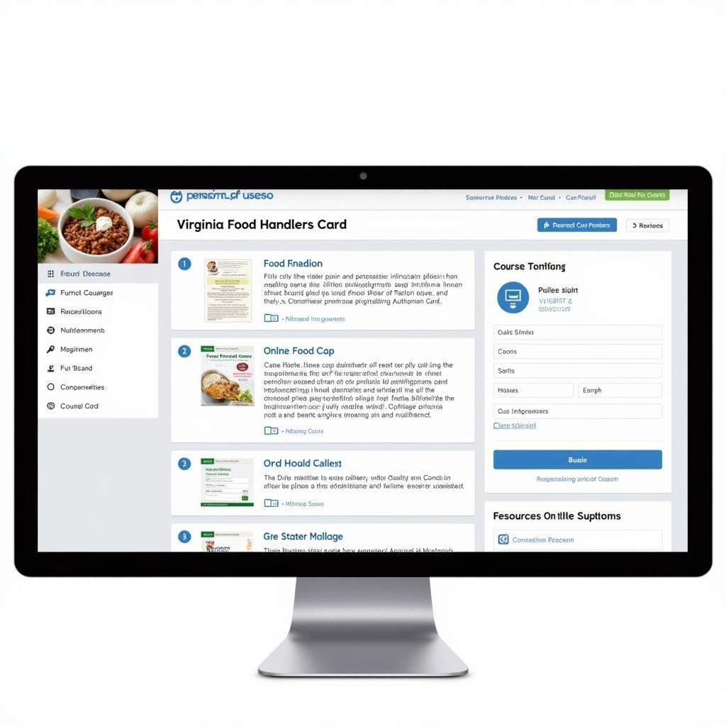 Online Food Handlers Course in Virginia