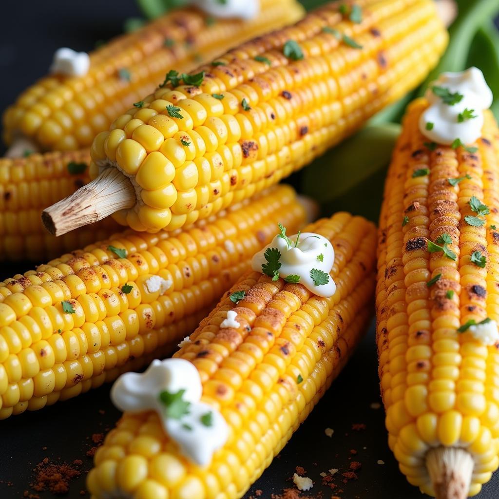 Grilled Mexican Street Corn on the Cob