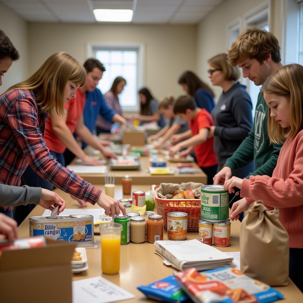 Volunteering at a Gosport Food Bank