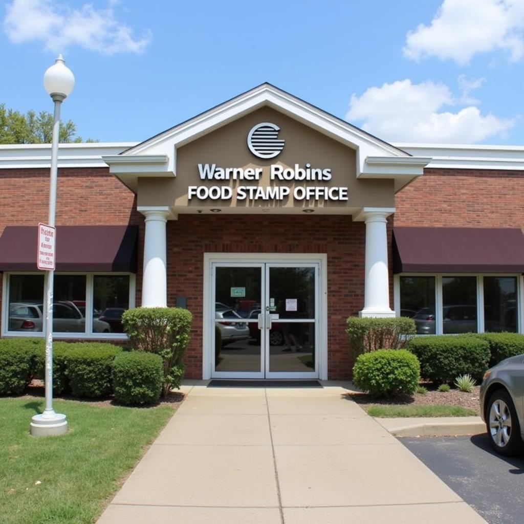 Warner Robins Food Stamp Office Exterior