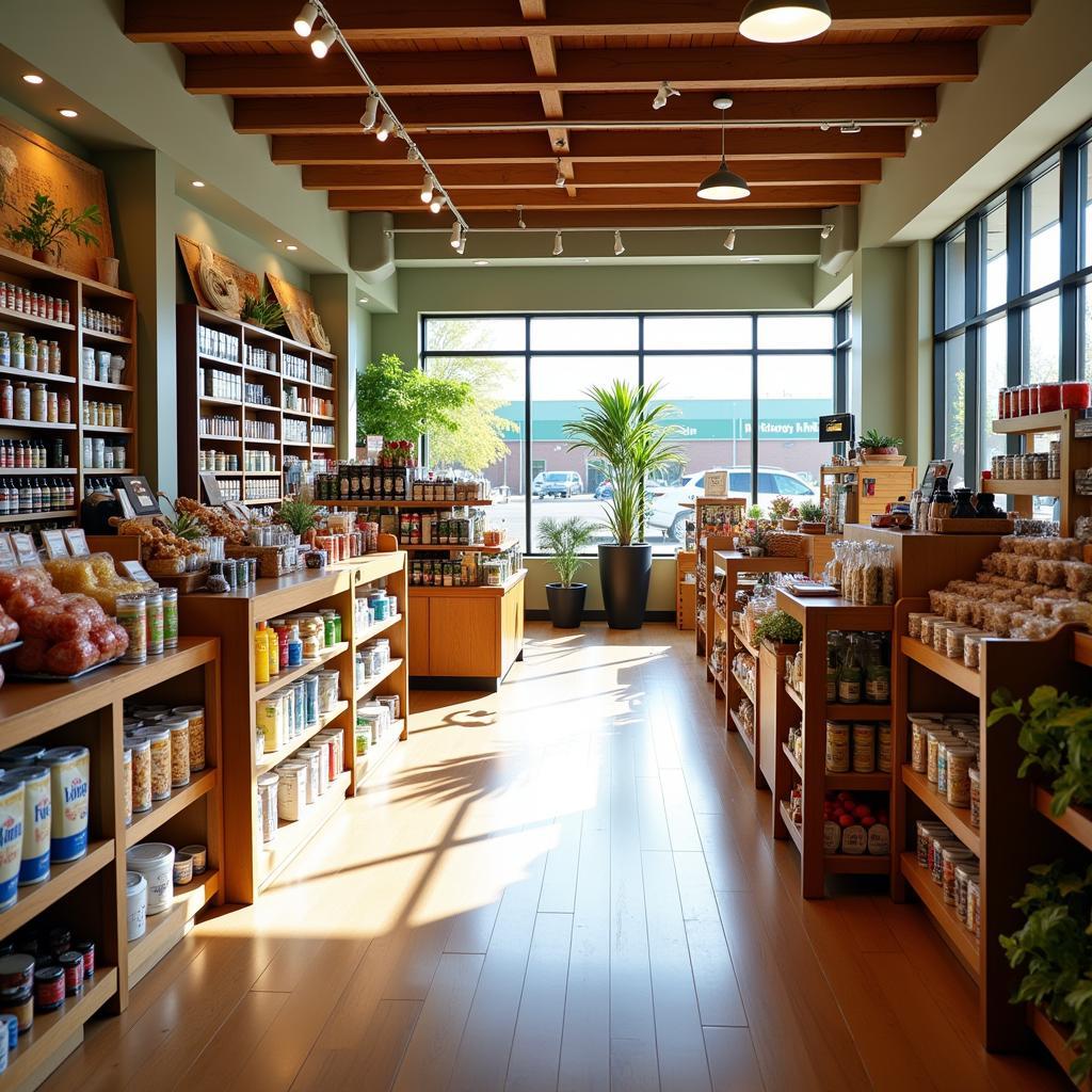 Vibrant and inviting interior of a health food store in Wausau WI