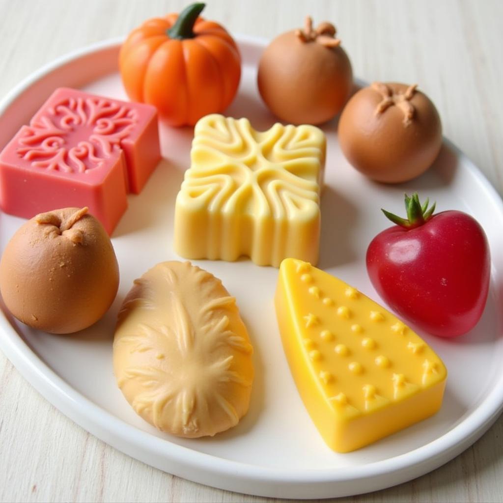 Assortment of Colorful Wax Food Melts