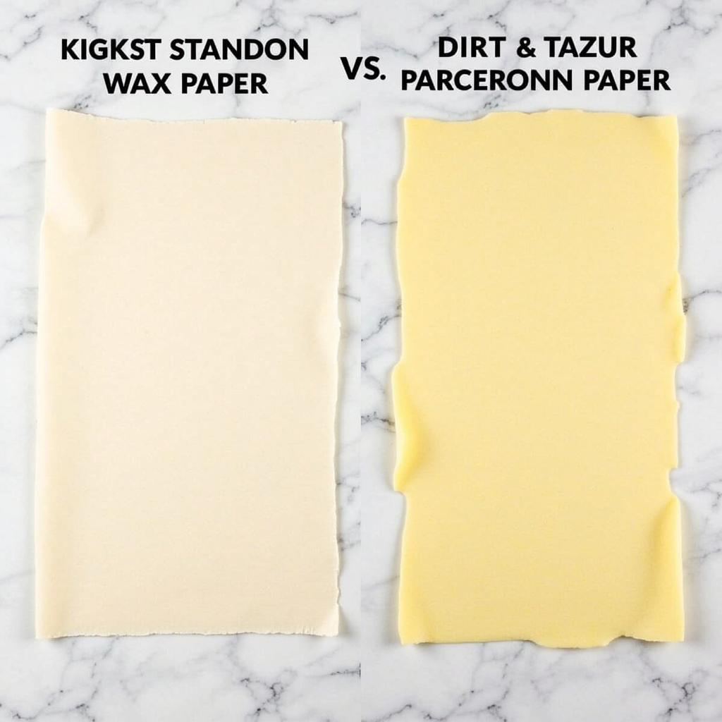 Wax Paper vs. Parchment Paper Comparison