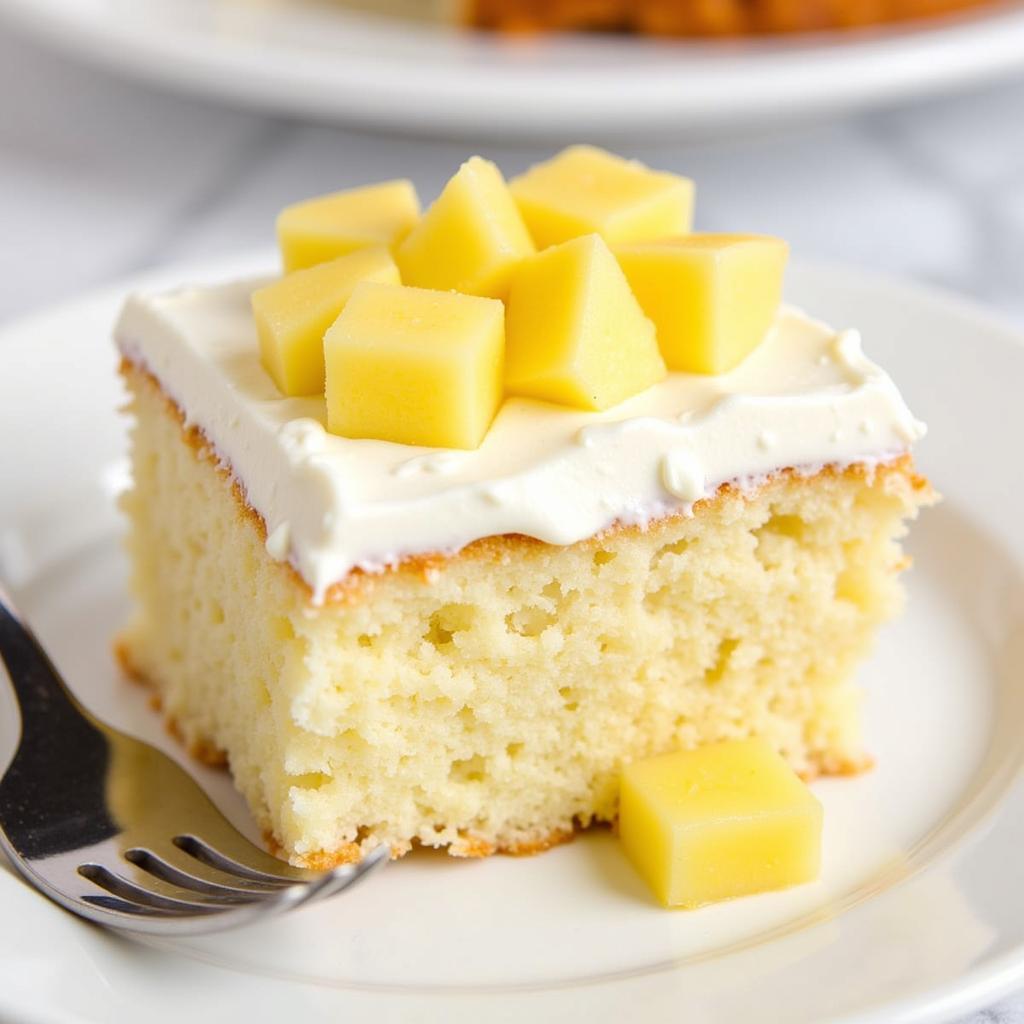 Weight Watchers Angel Food Cake with Pineapple