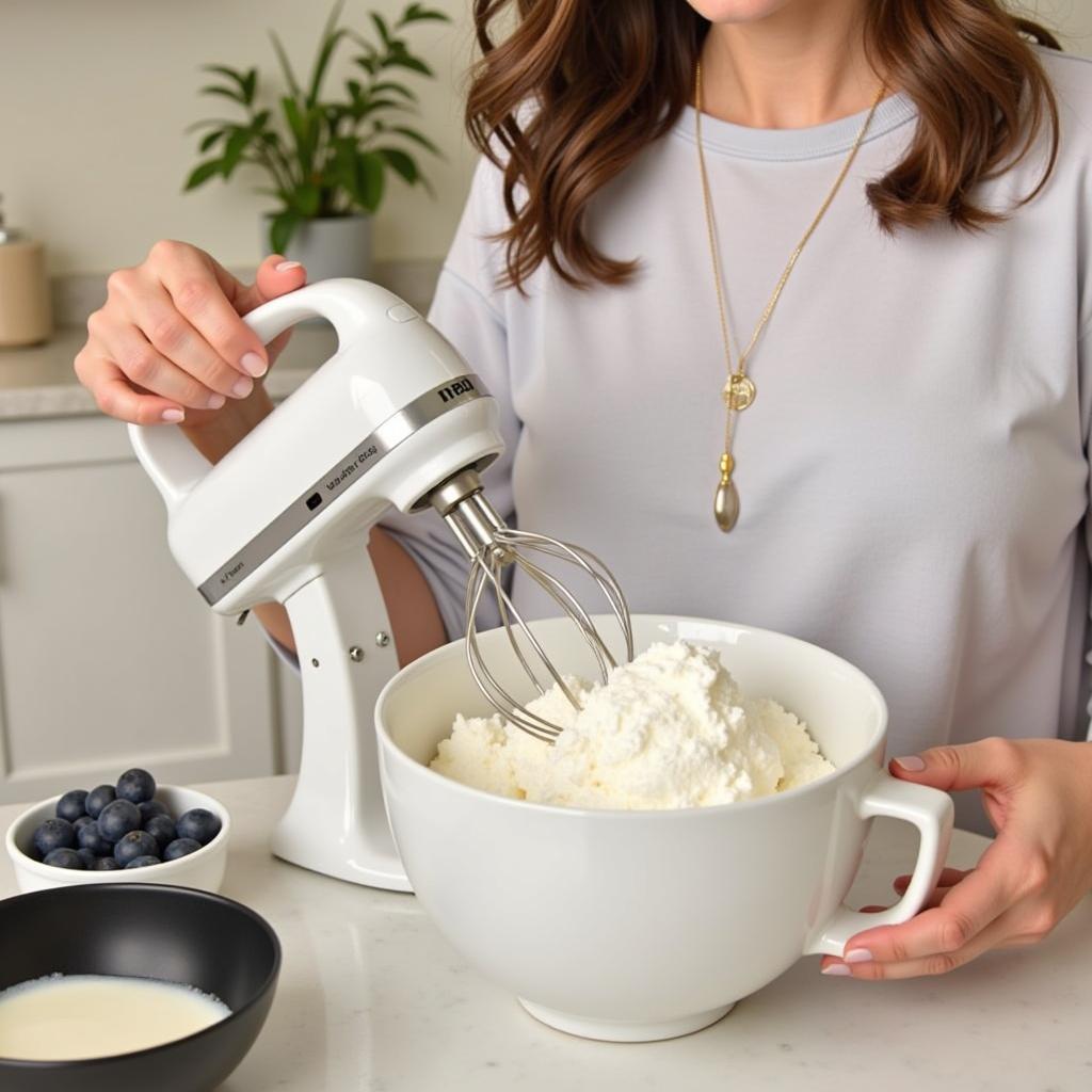 Whipping Egg Whites for Angel Food Cupcakes