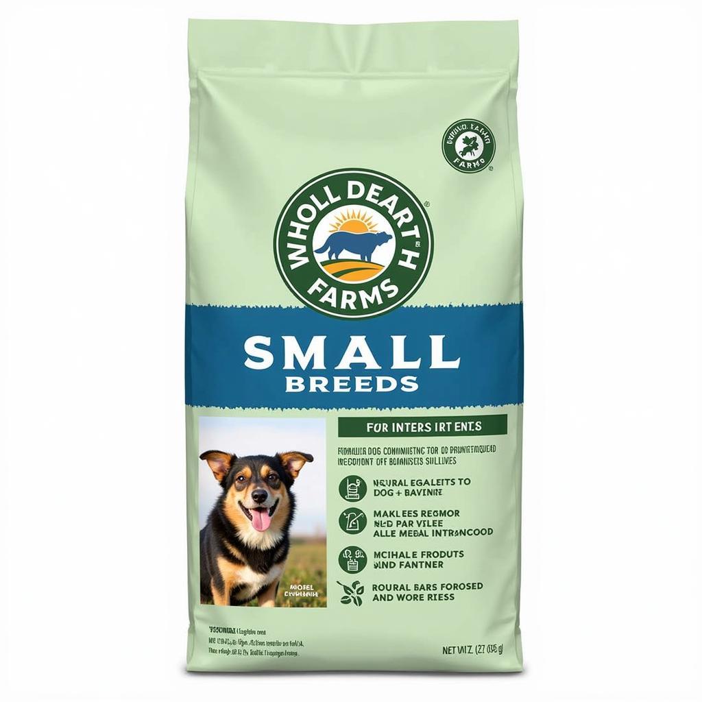 Whole Earth Farms Small Breed Dog Food Bag