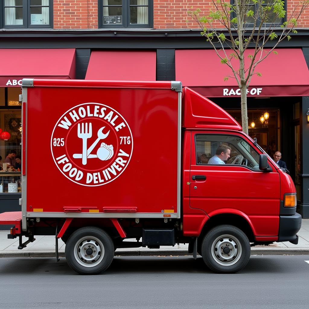 Wholesale food delivery truck