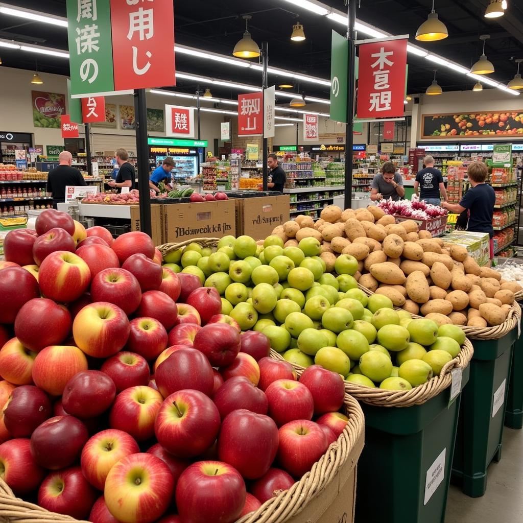 WinCo Bulk Produce Apples and Potatoes