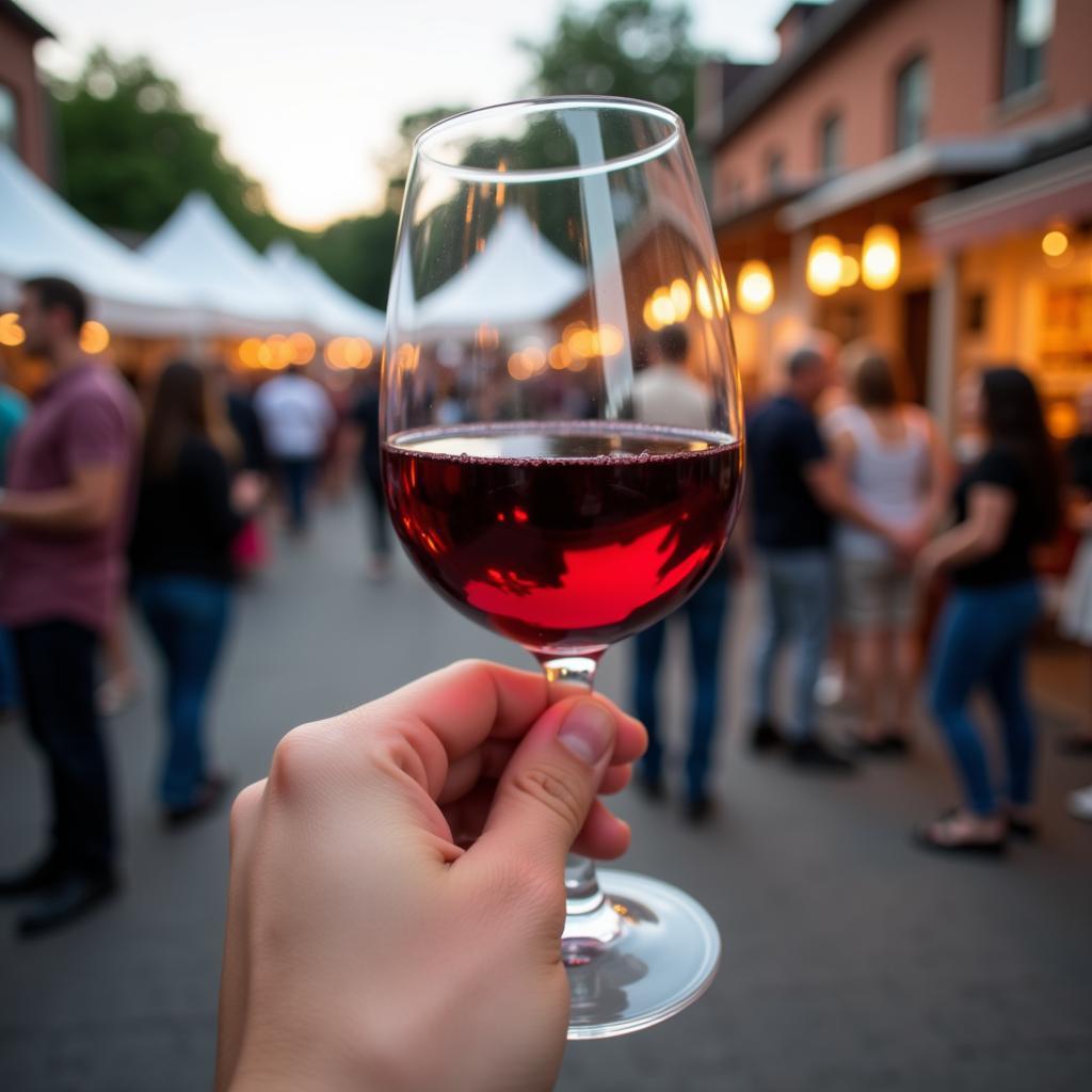 Wine Tasting at Beaufort Wine and Food Festival