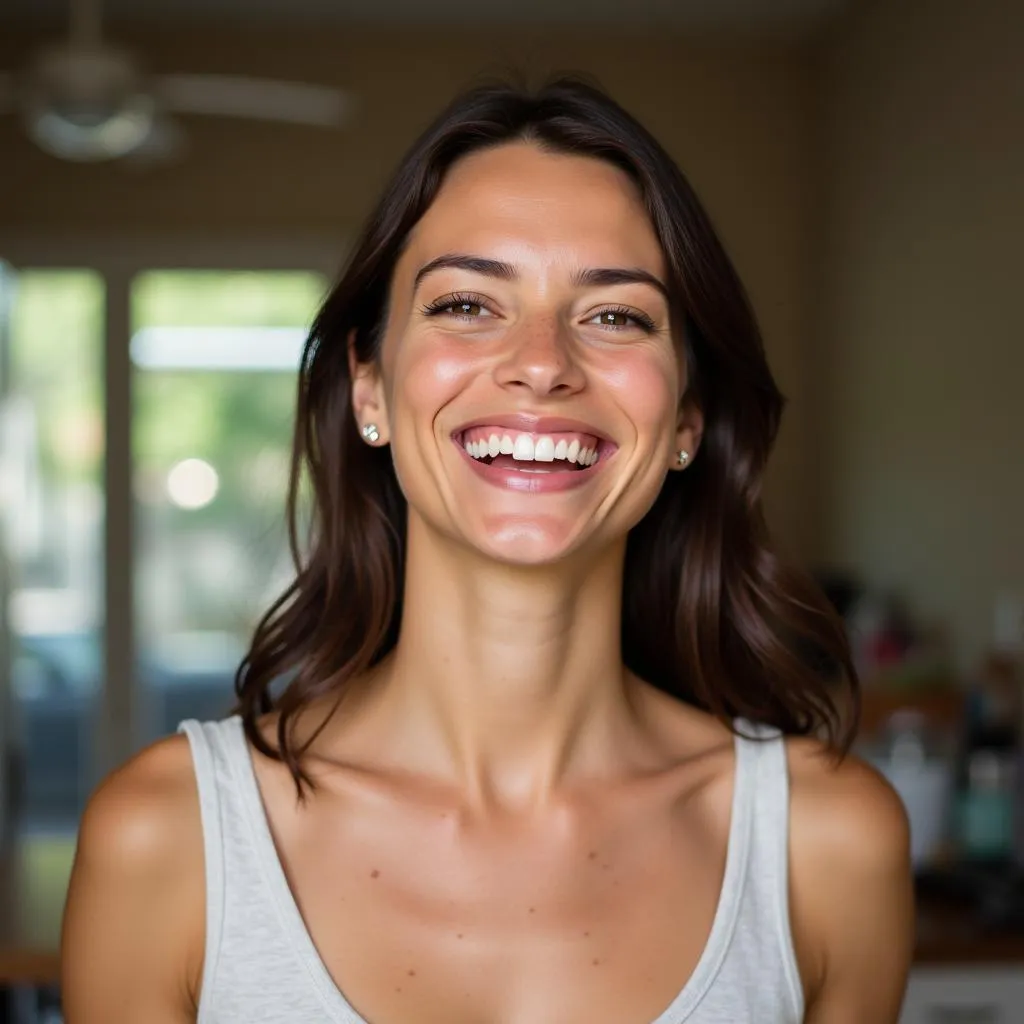 Woman Feeling Energetic