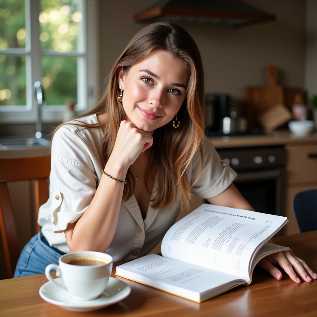 Woman Journaling about her Relationship with Food