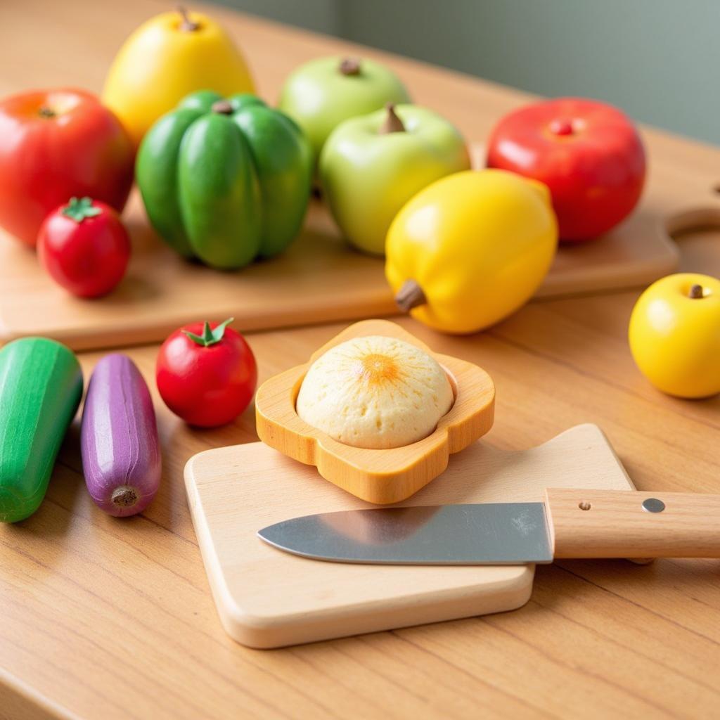 Wooden Play Food Set