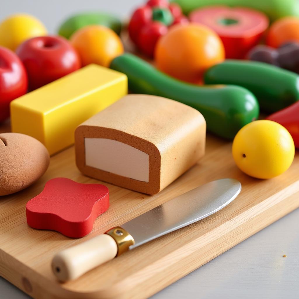 Wooden Play Food Set