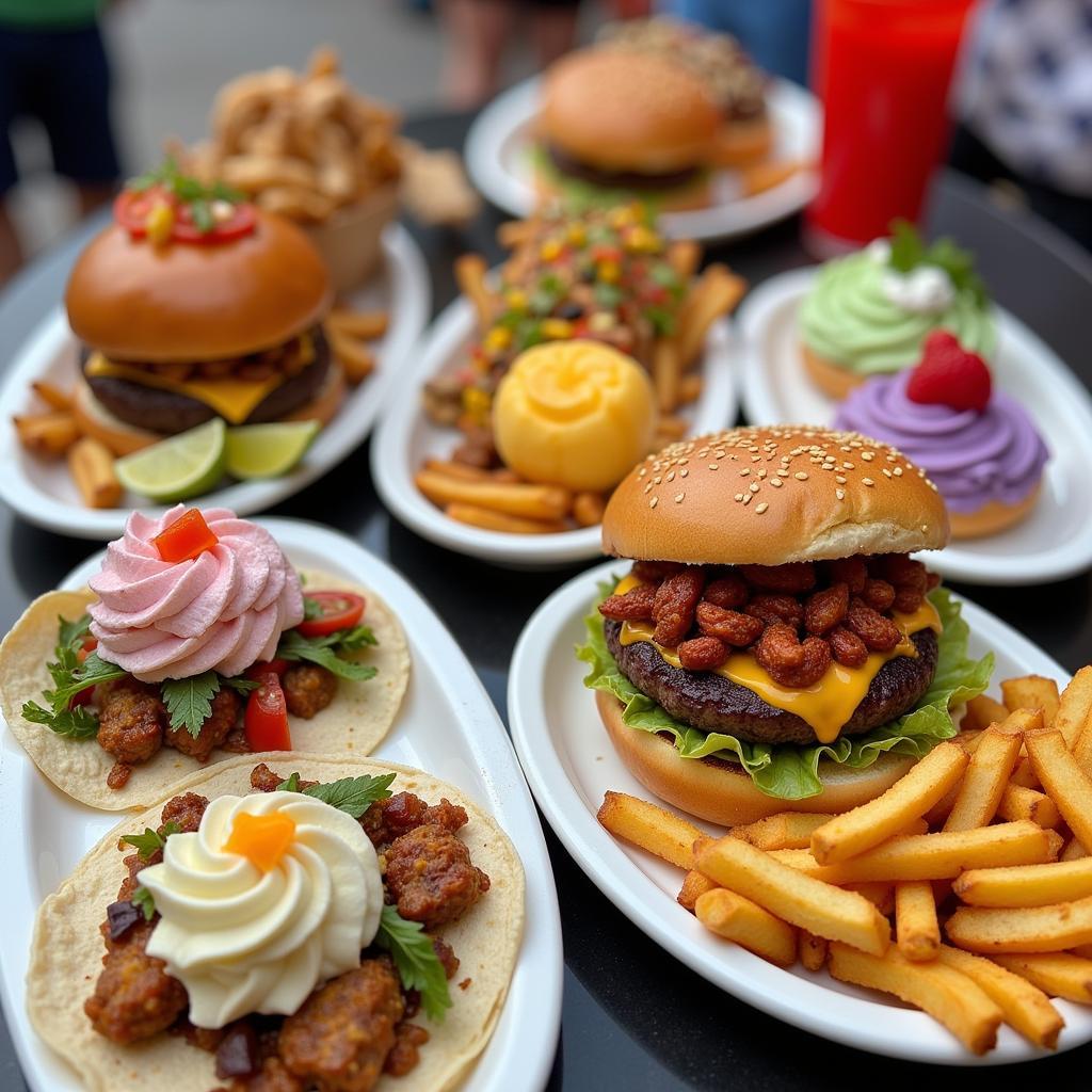 Delicious food options at the Xenia Food Truck Rally