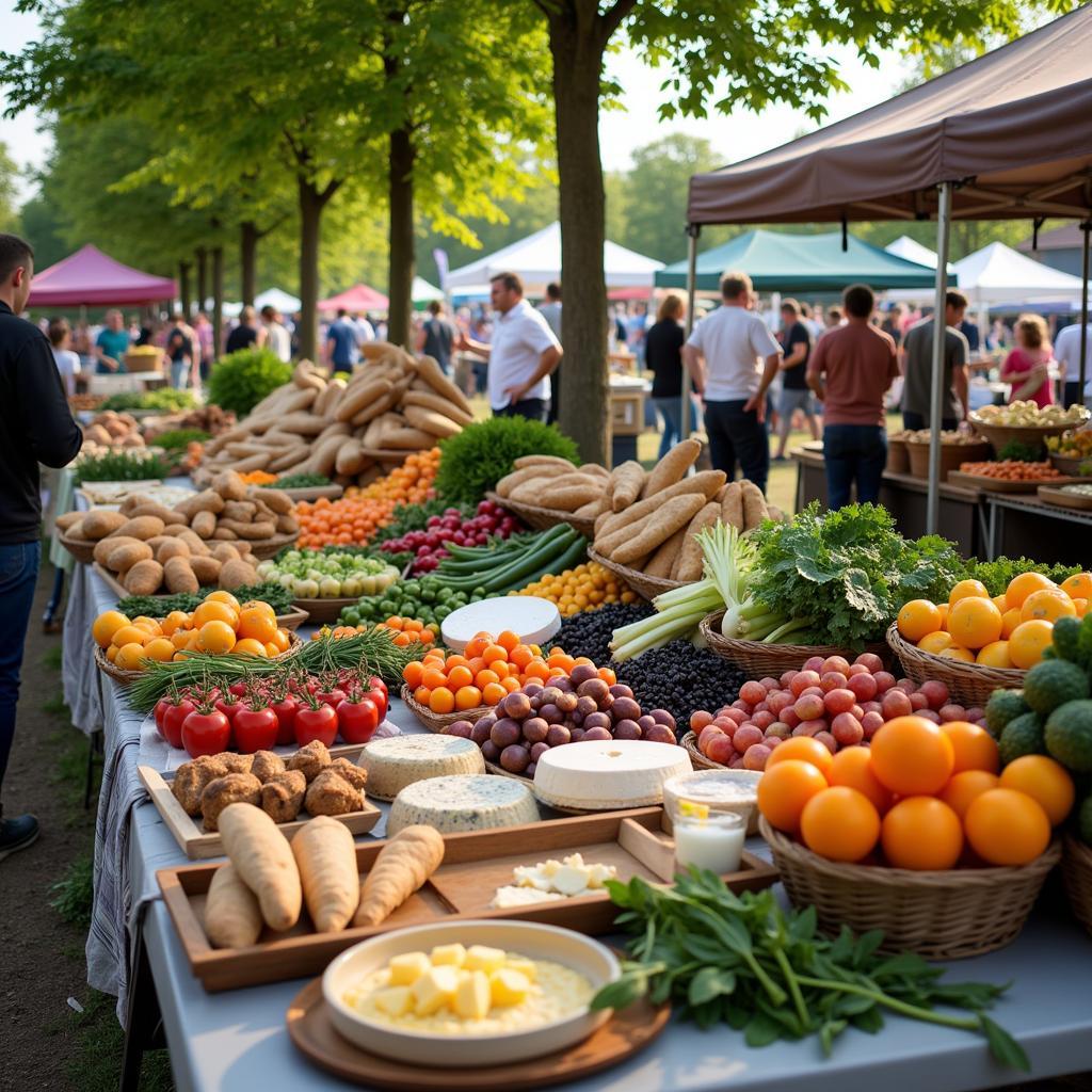 Zealand Food Market with Local Produce