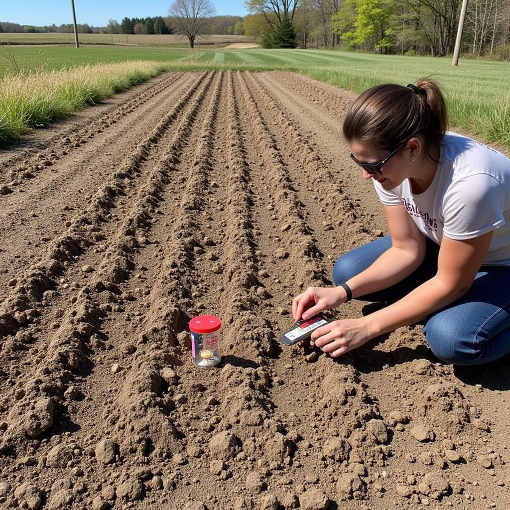 Testing Soil in a Small Food Plot