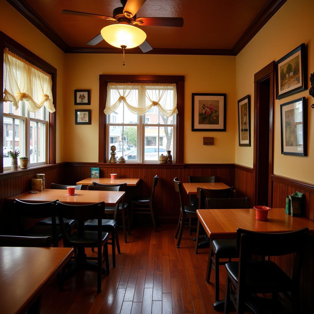 Cozy Restaurant Interior on 116th Street