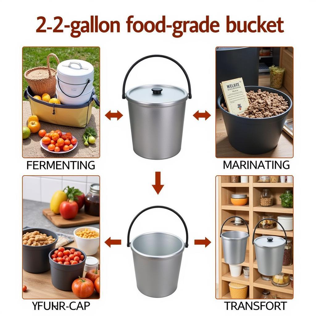 Versatile Uses of a 2-Gallon Food-Grade Bucket with Lid