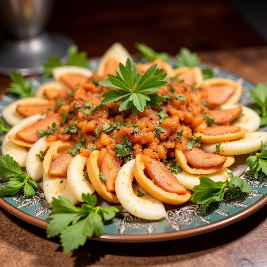 Elegant Presentation of a 2 lb Food Tray