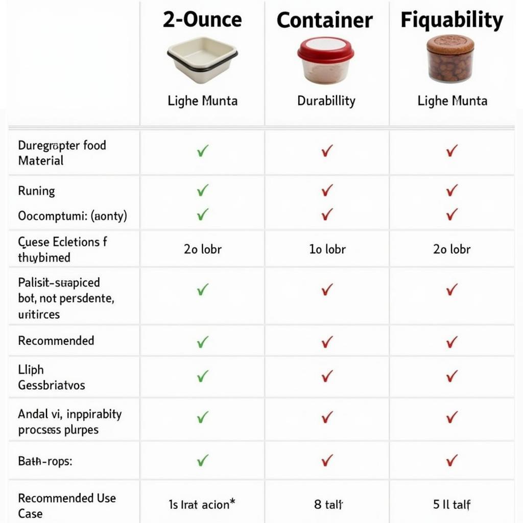 Selecting the Right 2 Ounce Food Container