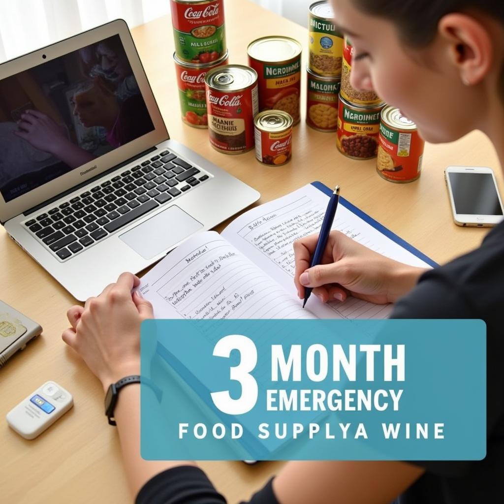 Planning your 3-month food supply