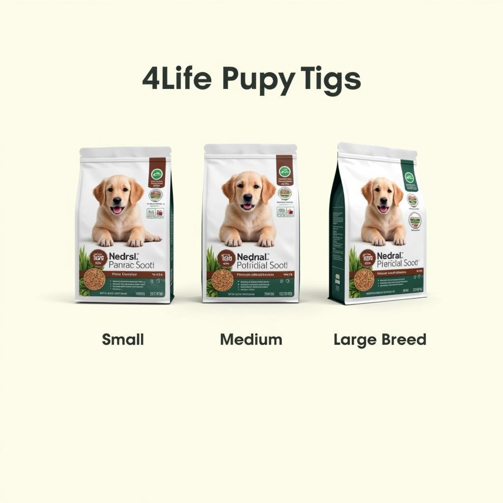 4Life Puppy Food for Different Breed Sizes