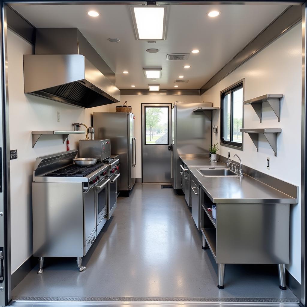 8x12 Food Trailer Interior Layout