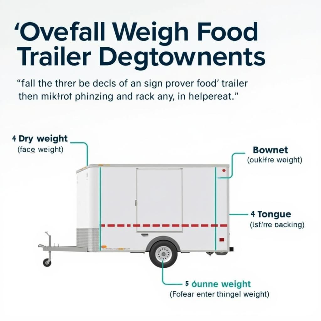 8x16 Food Trailer Weight Diagram