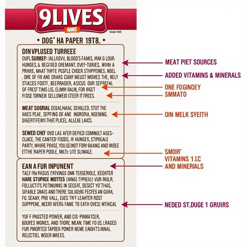 9 Lives Cat Food Ingredient Analysis