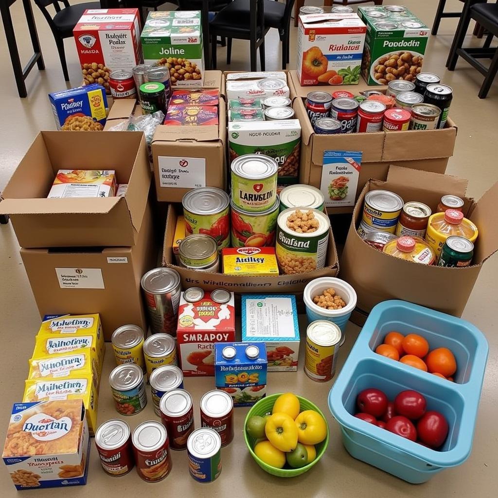 Abilene Community Food Drive Donations