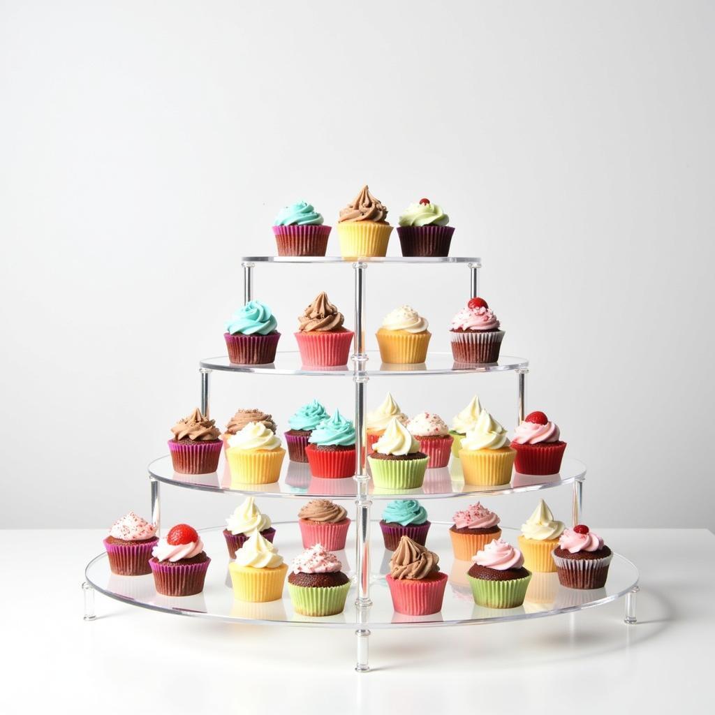 Acrylic Risers for Cupcakes Display