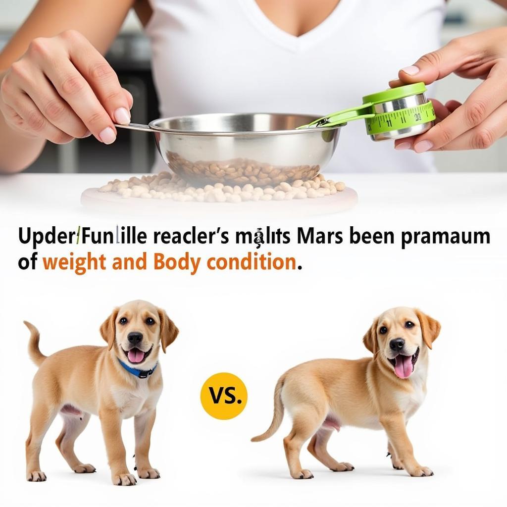 Adjusting Diamond Puppy Food Portions