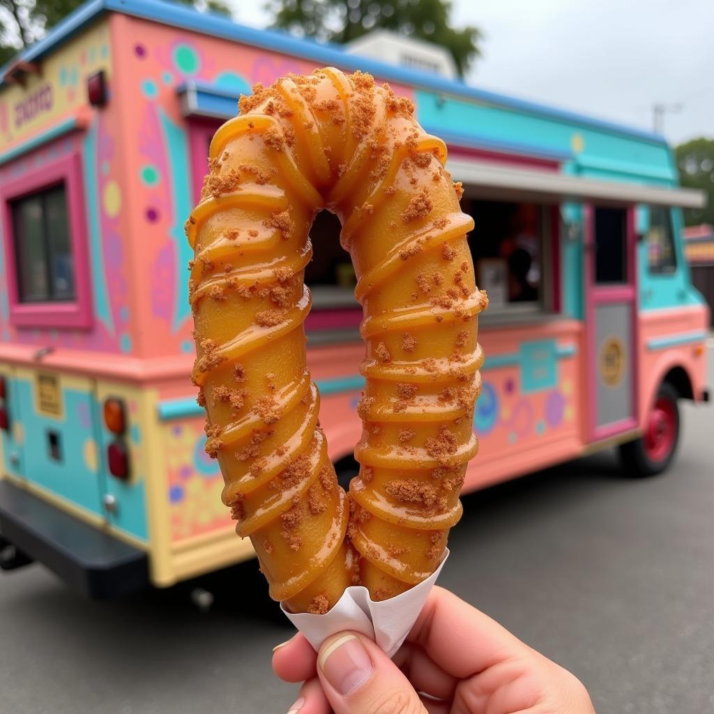 Agave-based Dessert from a Food Truck