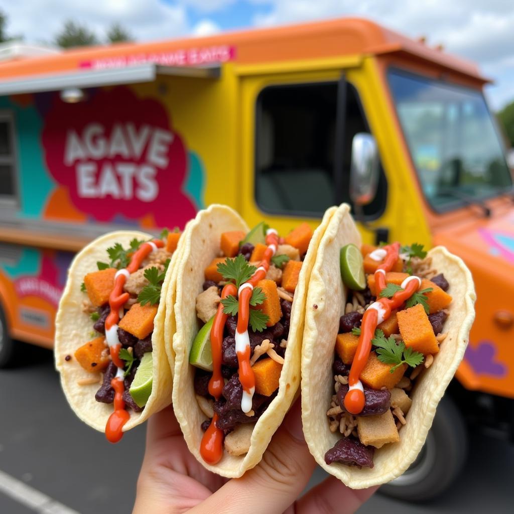 Agave-sweetened Tacos from a Food Truck