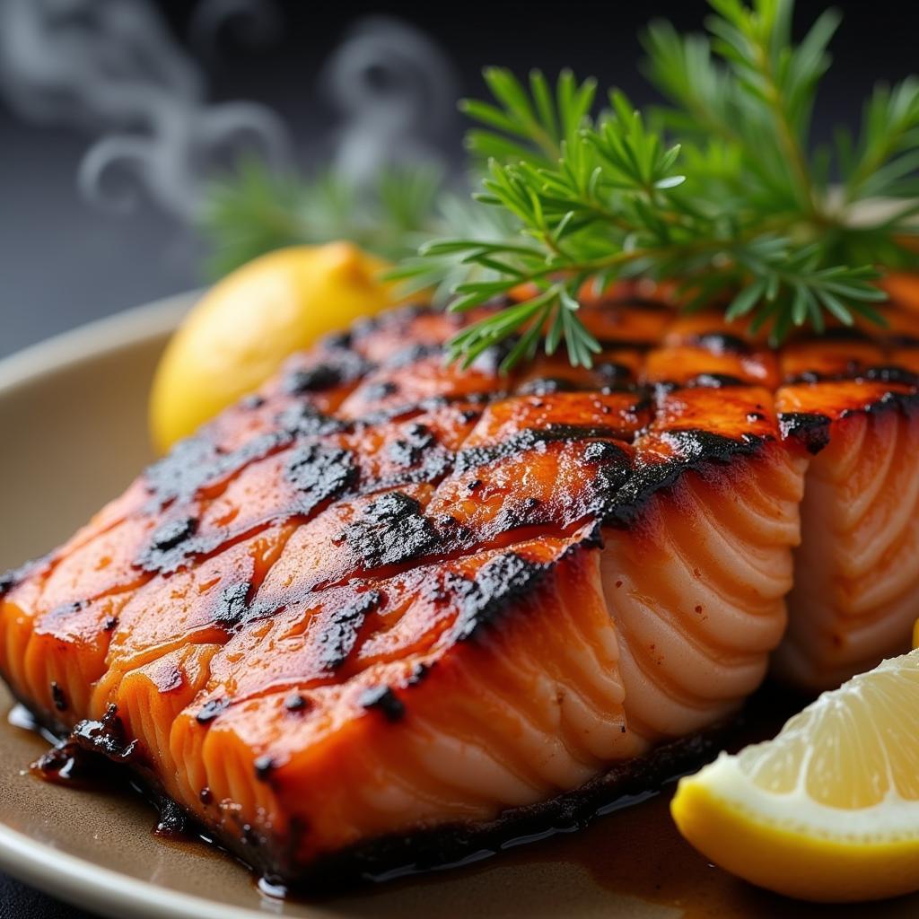 Grilled Alaskan Salmon