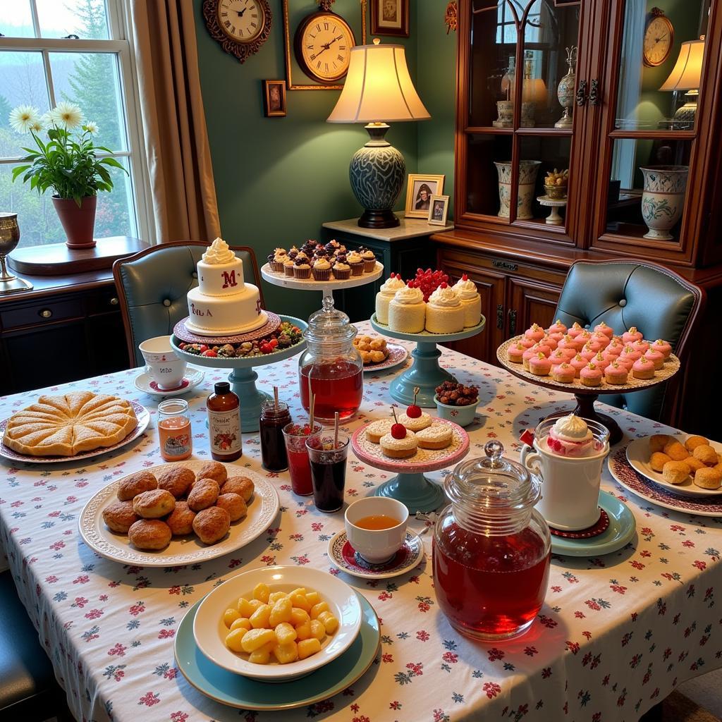 Alice in Wonderland Party Table