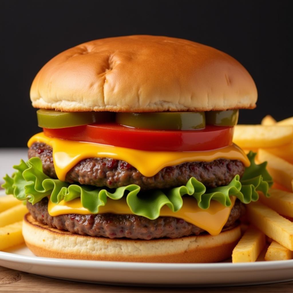 Alonzo's Classic American Burger and Fries