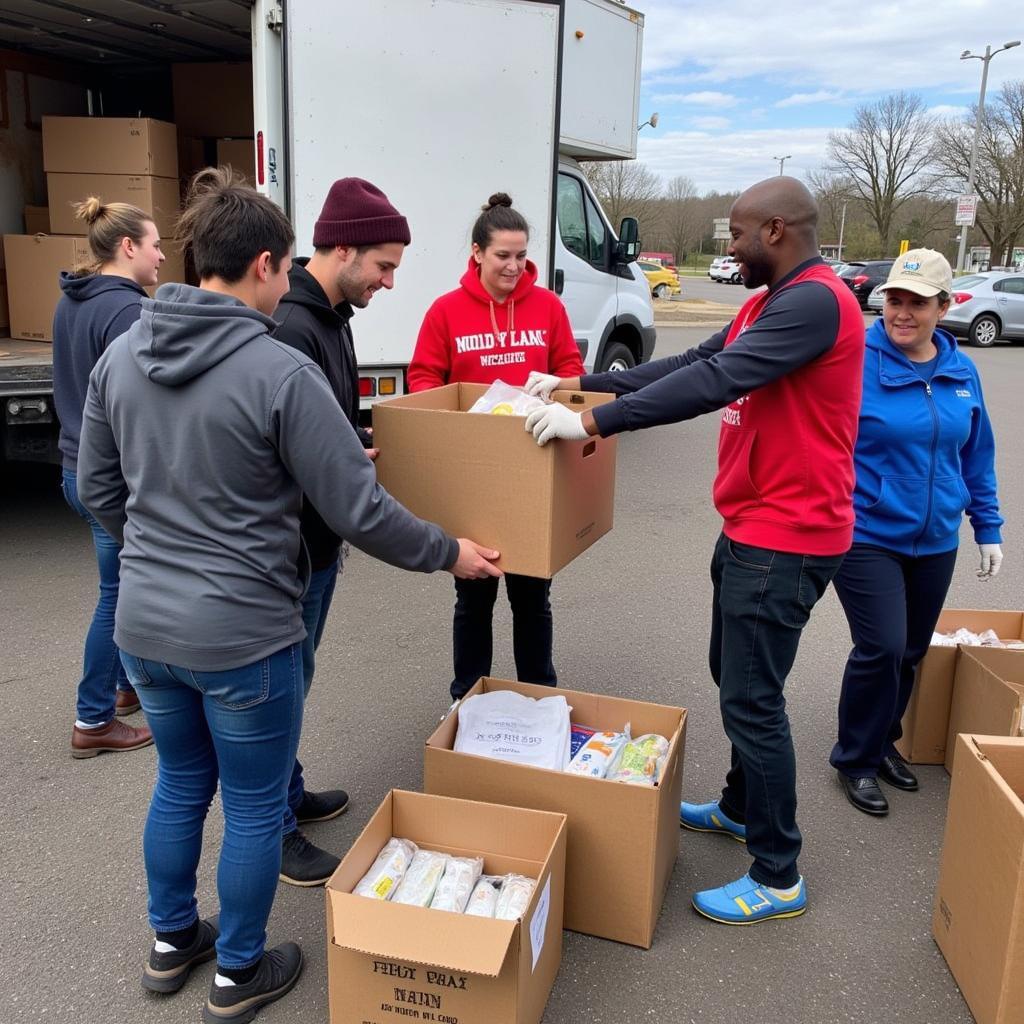 Food Donations and Volunteers at the Altoona Food Bank