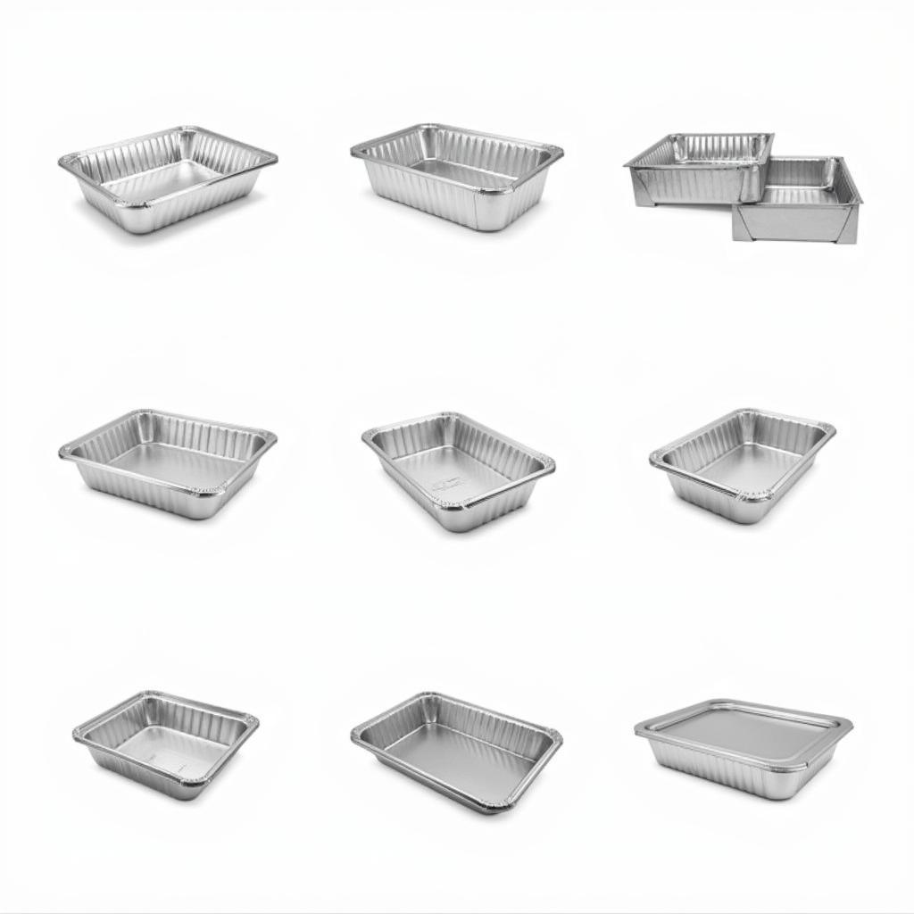 Various Types of Aluminum Food Trays