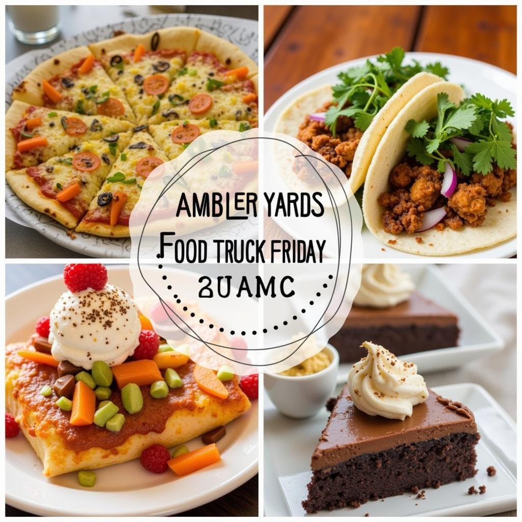 Ambler Yards Food Truck Friday Food Selection