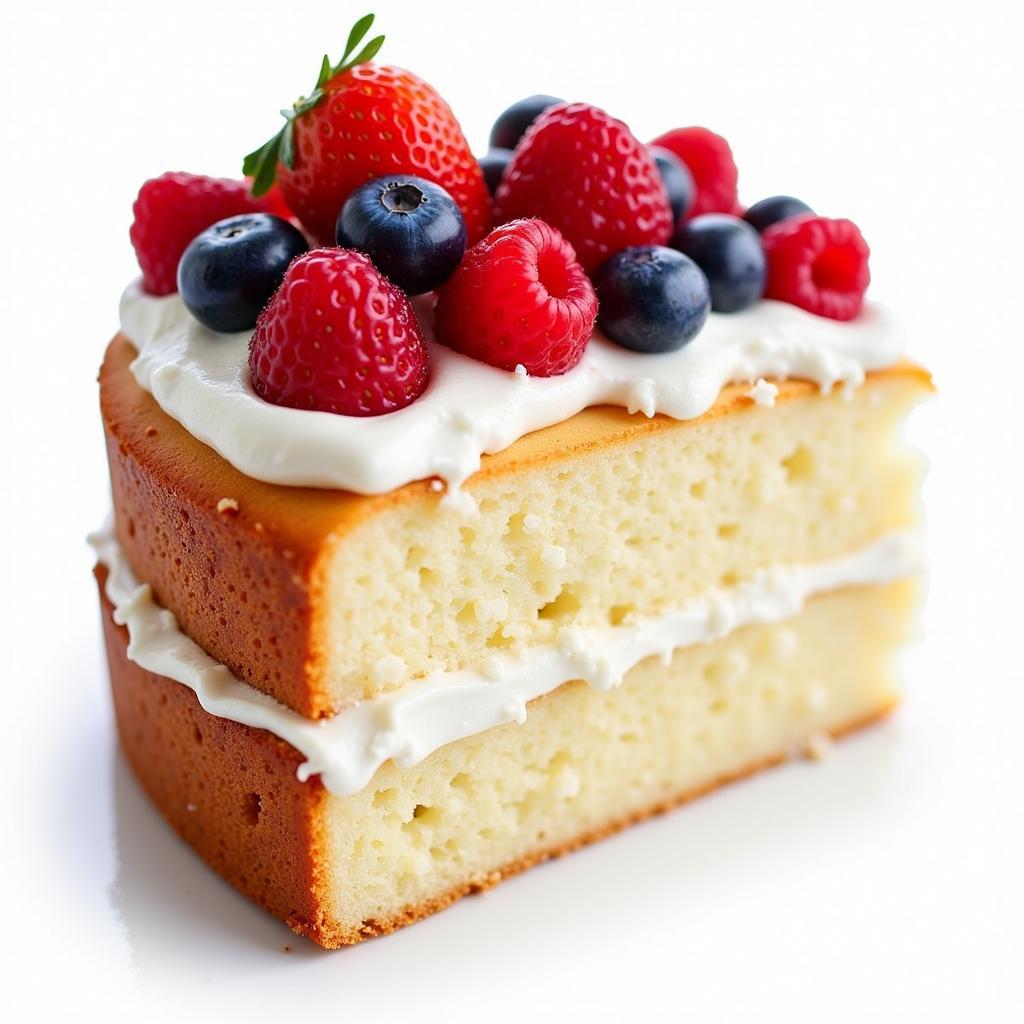 Angel Food Cake with Fresh Berries