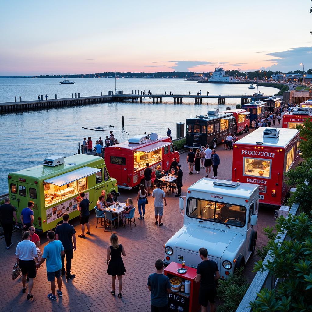 Annapolis Food Truck Friday Scene