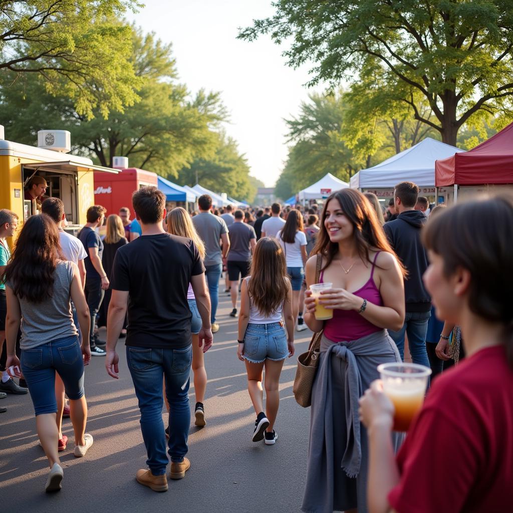 Anoka Food Truck Festival Attendees