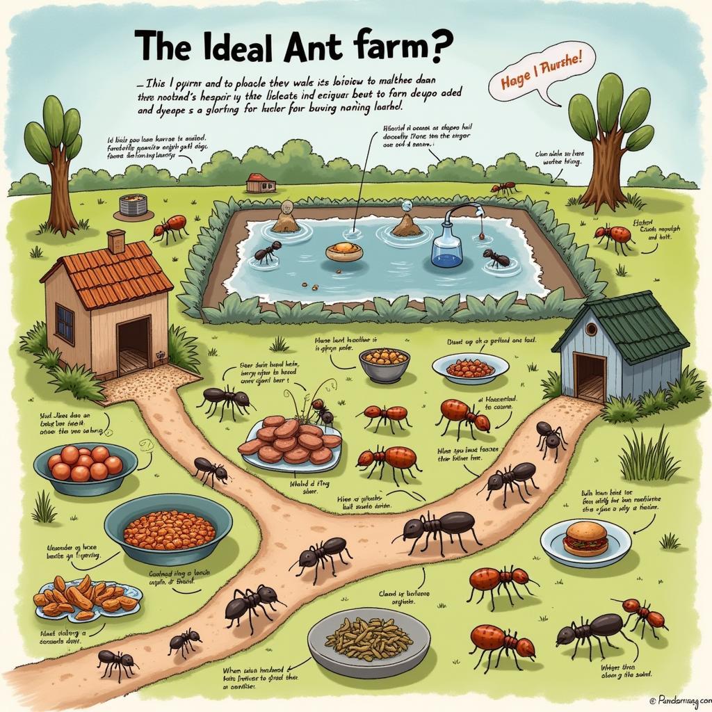 Ideal Ant Farm Feeding Setup